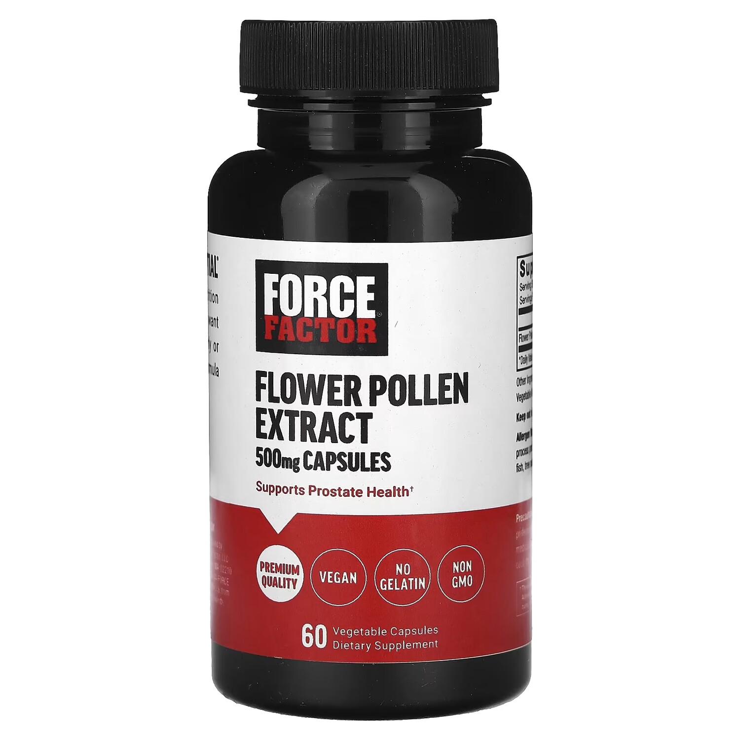 

Экстракт цветочной пыльцы Force Factor 500 мг, 60 капсул