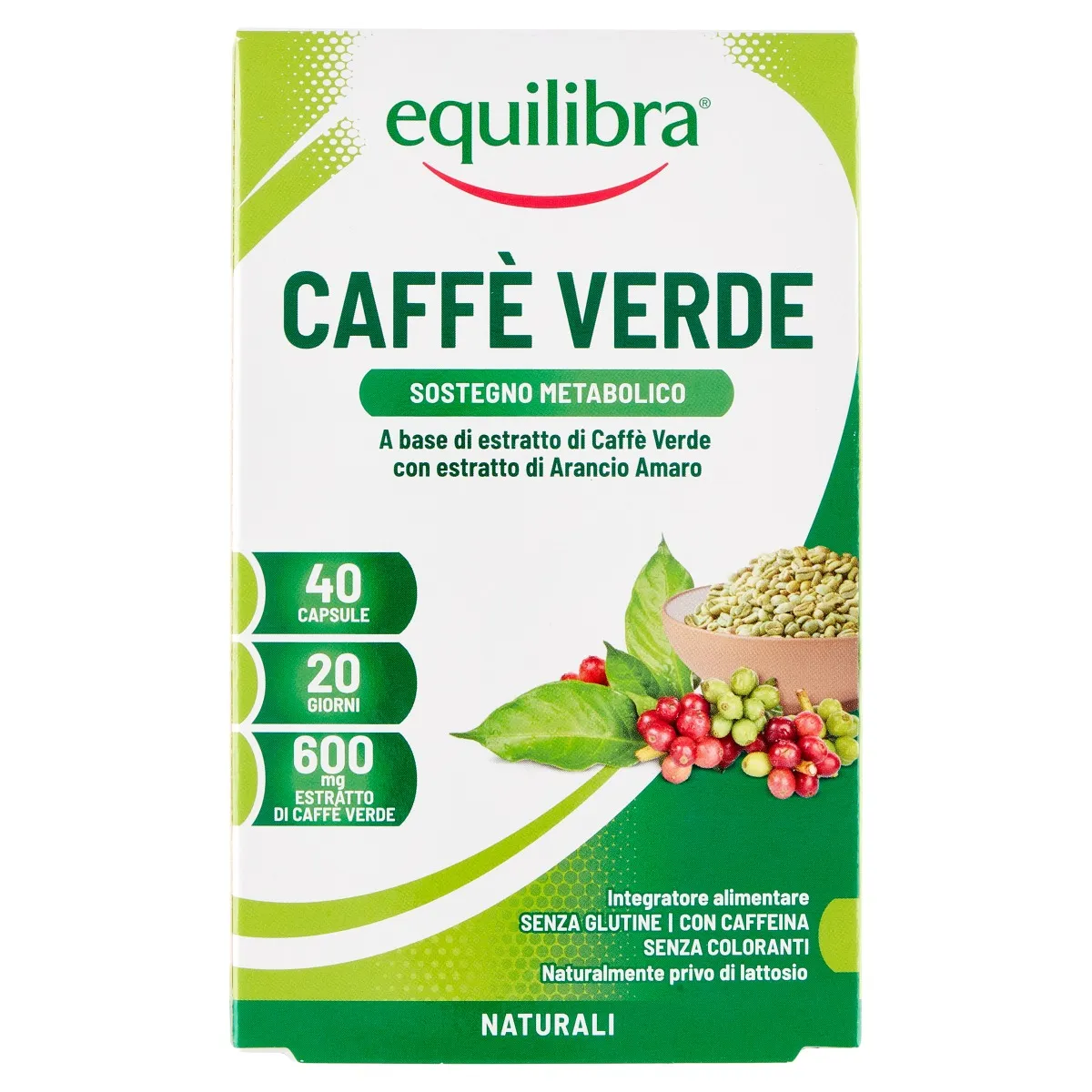 

Equilibra Green Coffee 40 капсул Дренаж и обмен веществ