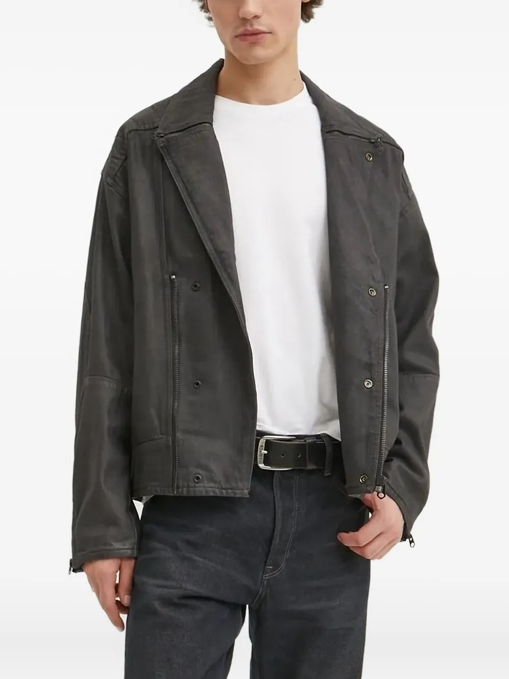 

Куртка с асимметричными вставками G-Star RAW, черный
