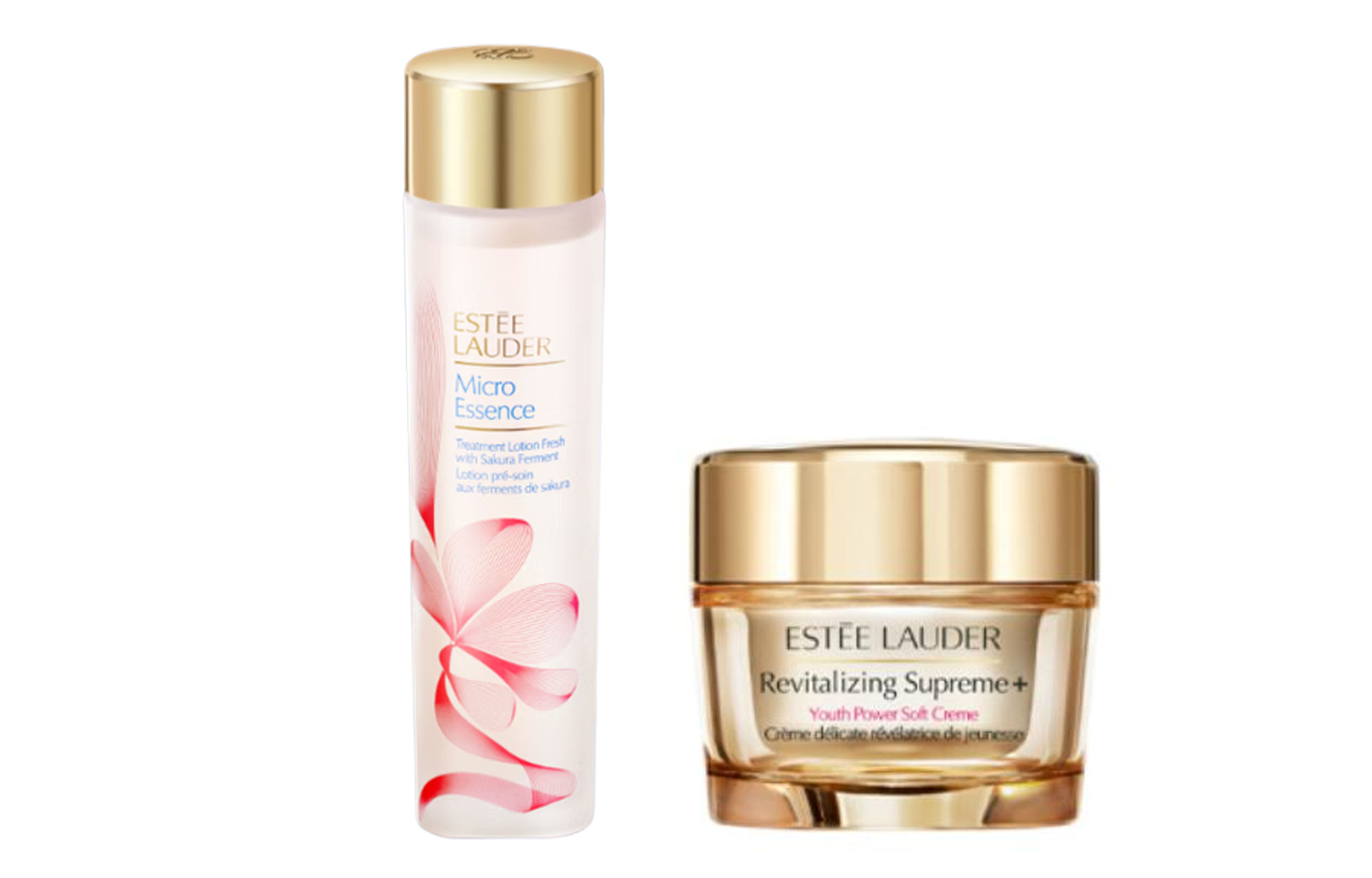 

Набор сакура water skincare для женщин ESTEE LAUDER, Two-Piece Set: 100ml Cherry Blossom Toner+30ml Collagen Cream