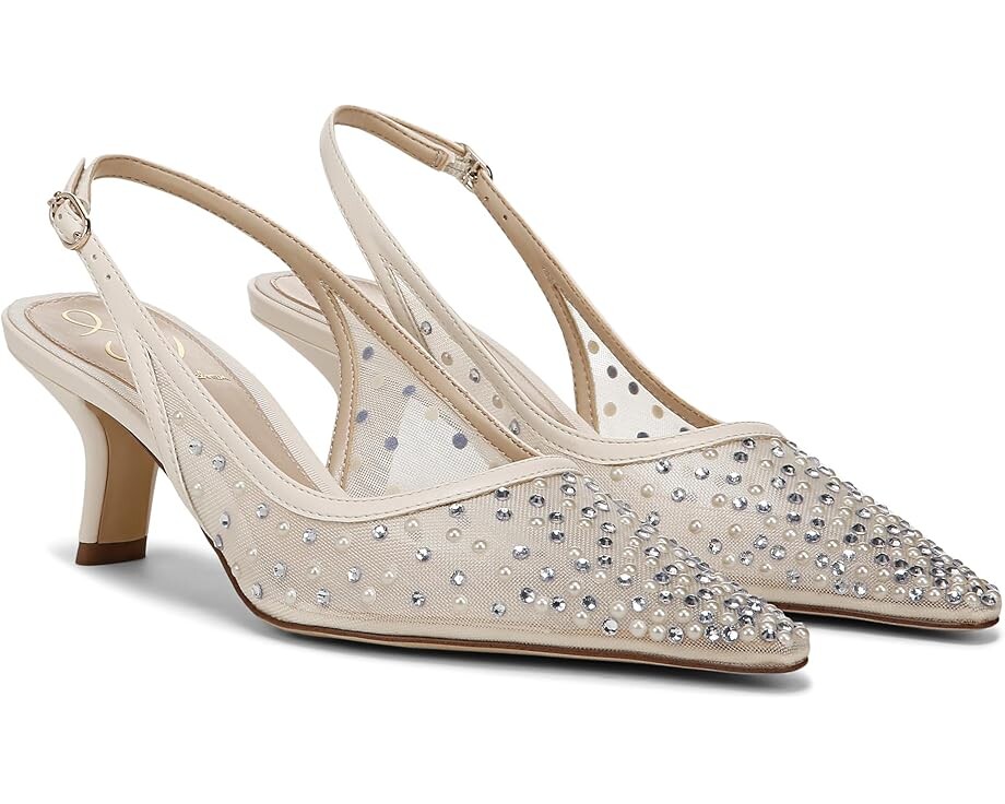 

Туфли Sam Edelman Bianka Sling Mesh 2, цвет Modern Ivory Mesh Glitz