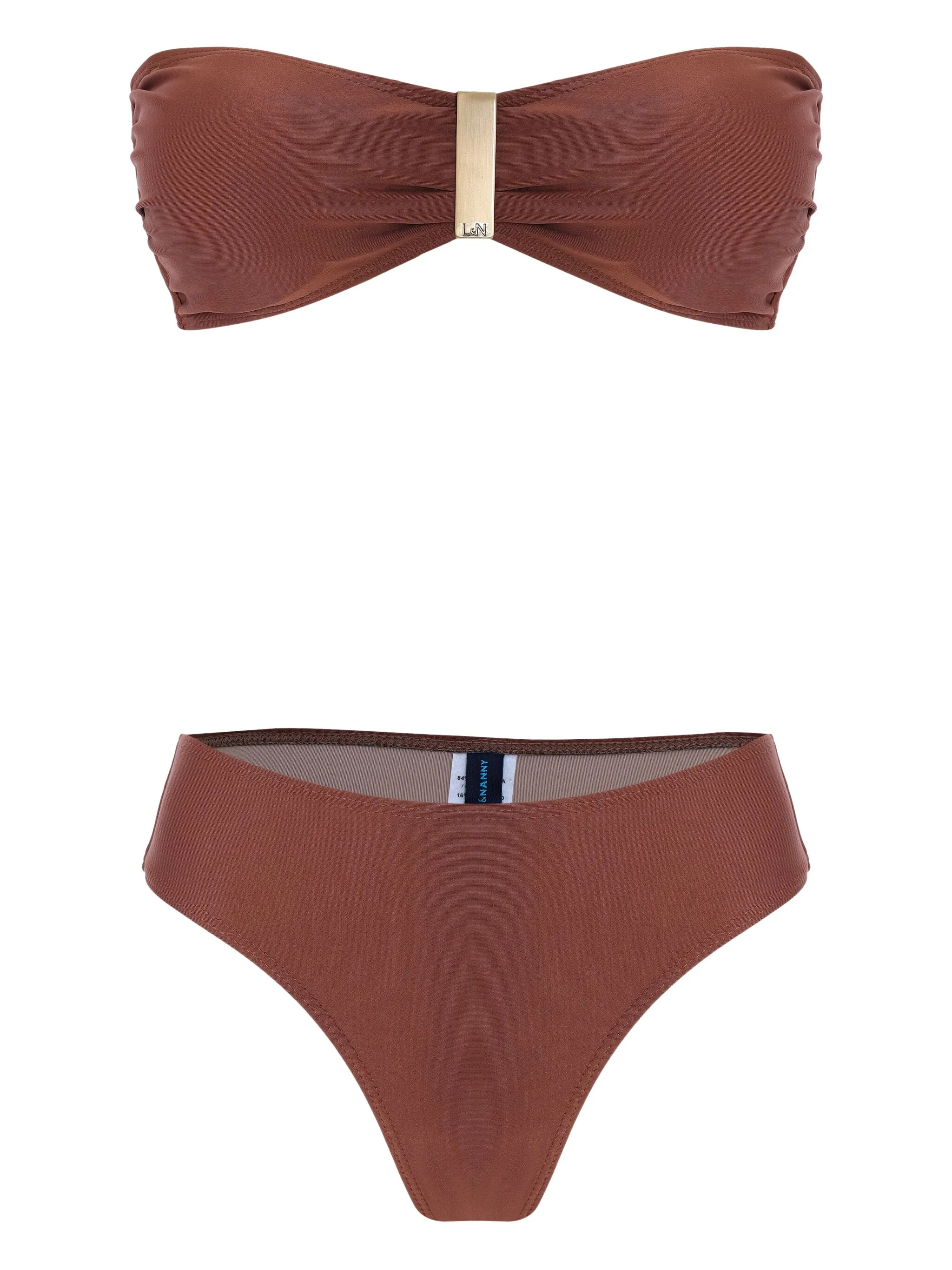 

Бикини Ester с топом-бандо Lygia & Nanny, коричневый