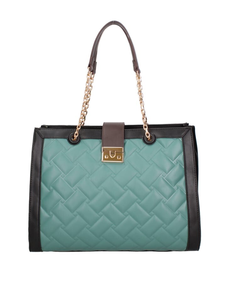 

Шоппер DIANA Shopper-Tasche, цвет BLACK AND TURQUOISE, Черный, Шоппер DIANA Shopper-Tasche, цвет BLACK AND TURQUOISE