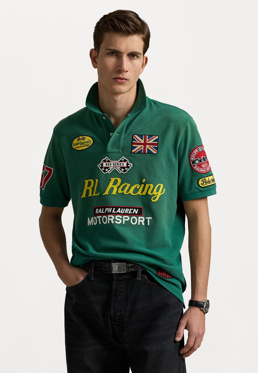 

Рубашка поло SHORT SLEEVE Polo Ralph Lauren, черный