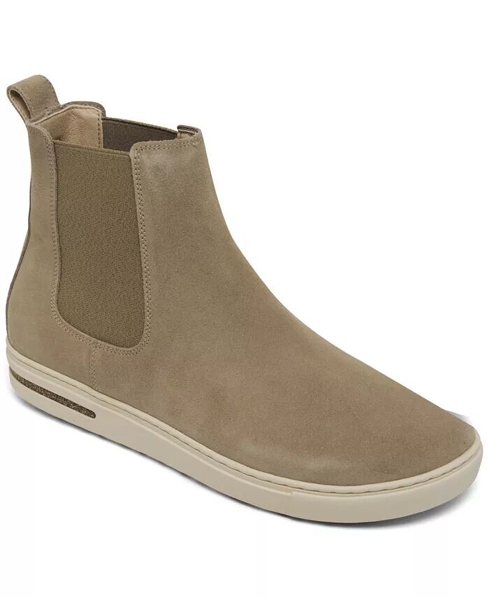 

Мужские замшевые кожаные ботинки челси Bend от Finish Line Birkenstock, коричневый/бежевый