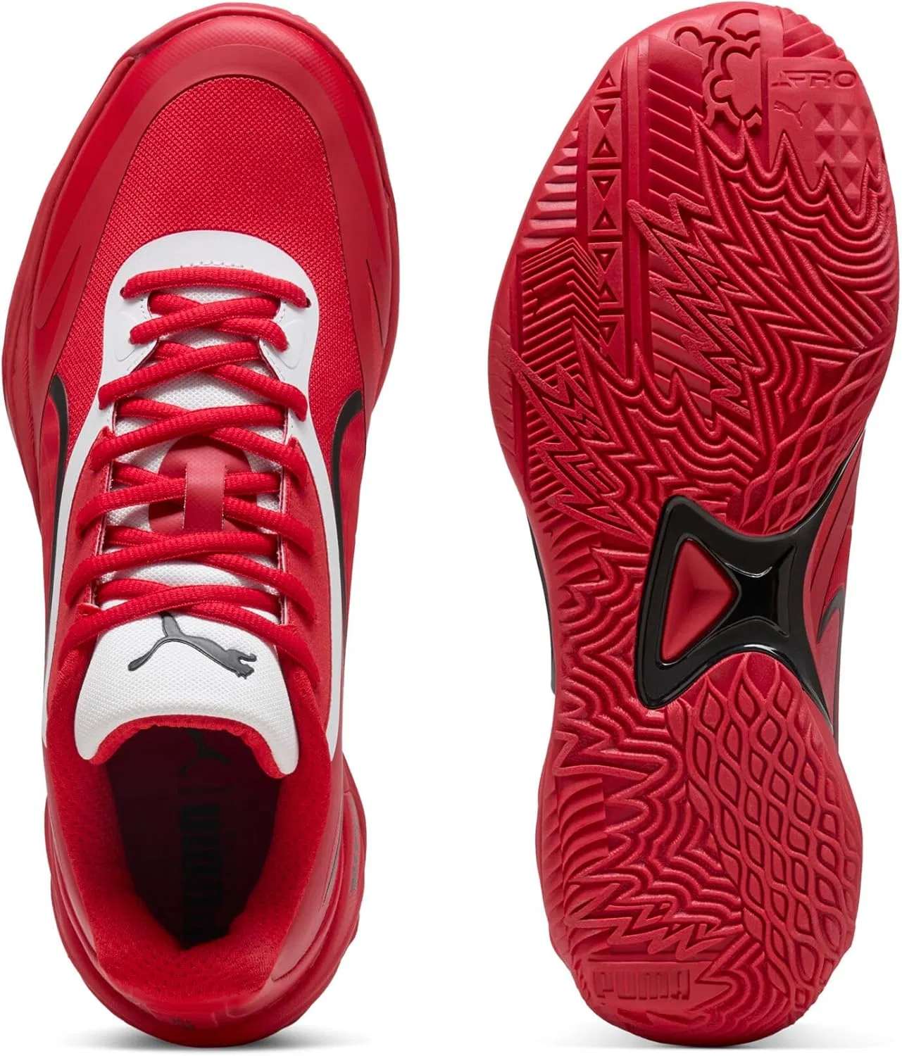 Мужские кроссовки Puma All-Pro Nitro Skybreak, белый/черный/красный — фото 4