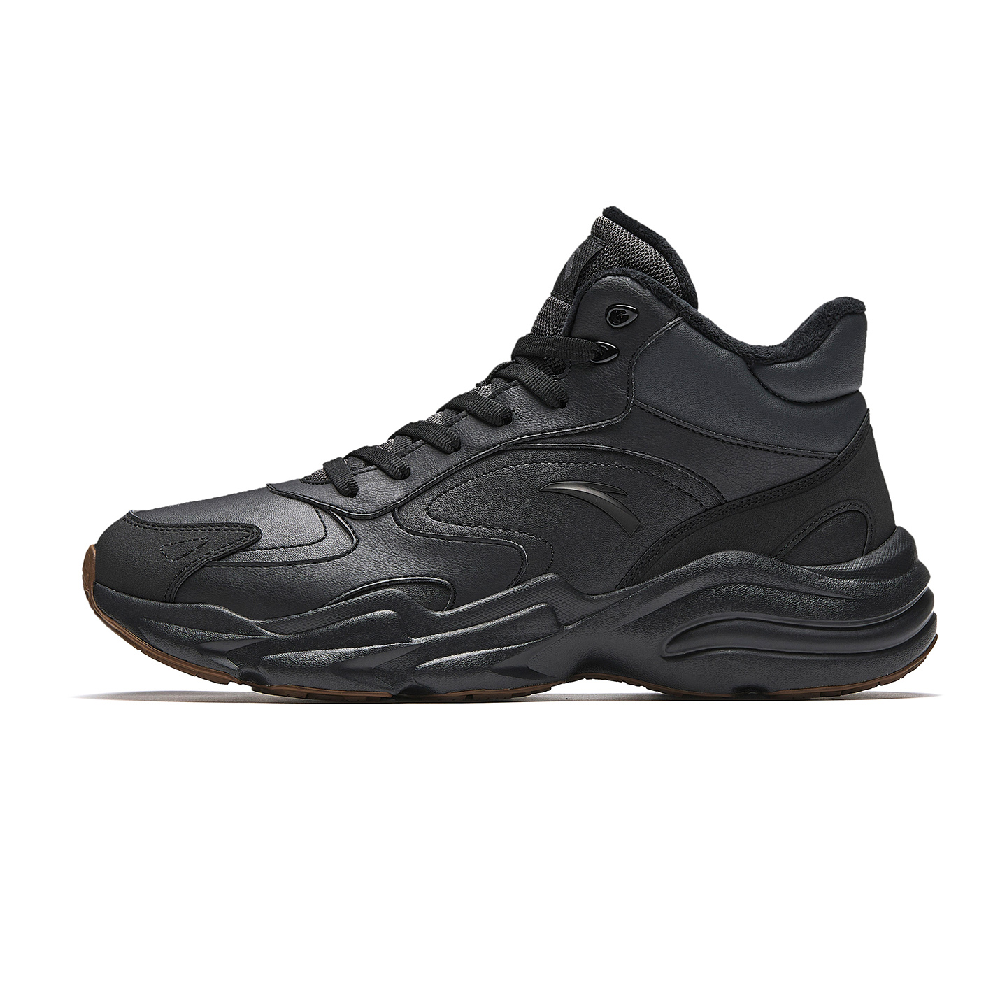 

Легкие износостойкие термокроссовки с высоким берцем для мужчин ANTA, Basic Black/Castle Gray-4