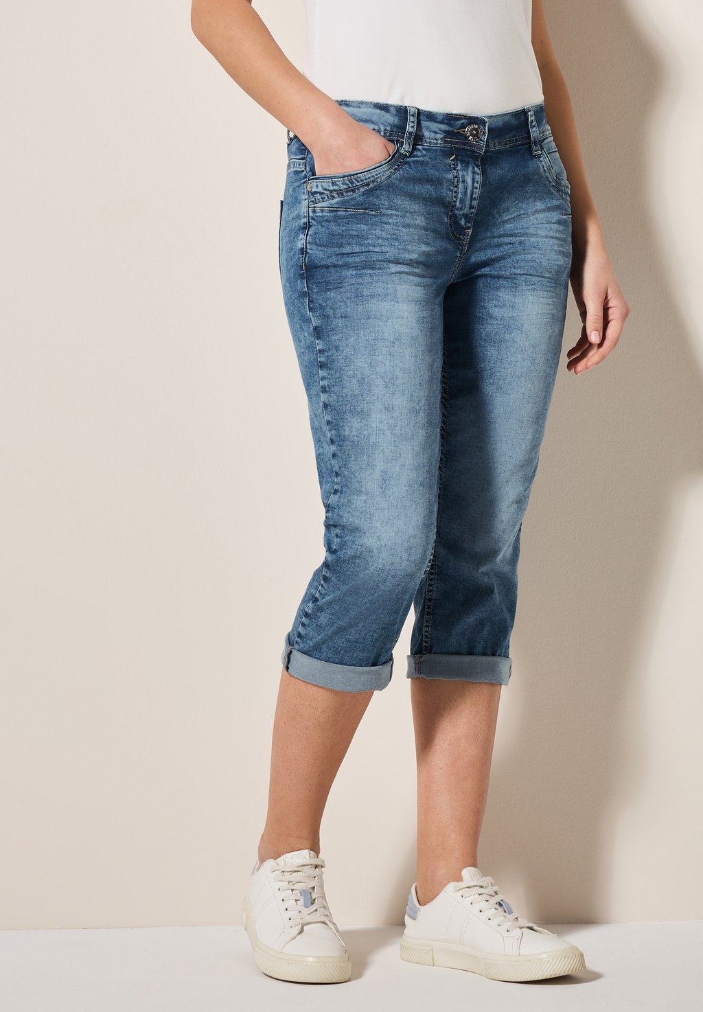 

Джинсовые шорты 3/4 Cecil, цвет Blau