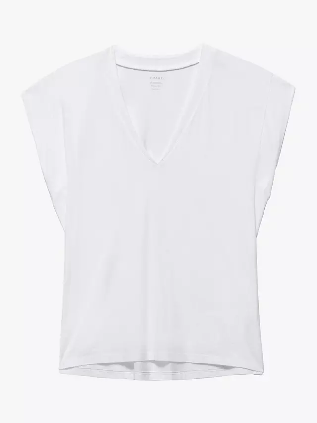 

Футболка FRAME Le Mid Rise Organic Pima Cotton, цвет blanc