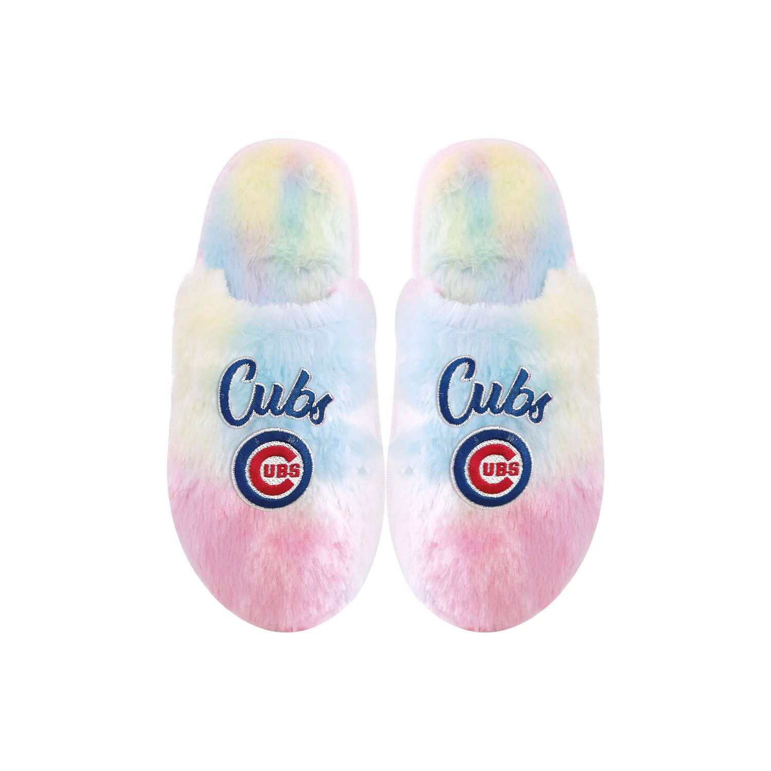 

Молодежные тапочки FOCO Chicago Cubs с надписью Rainbow Script Unbranded