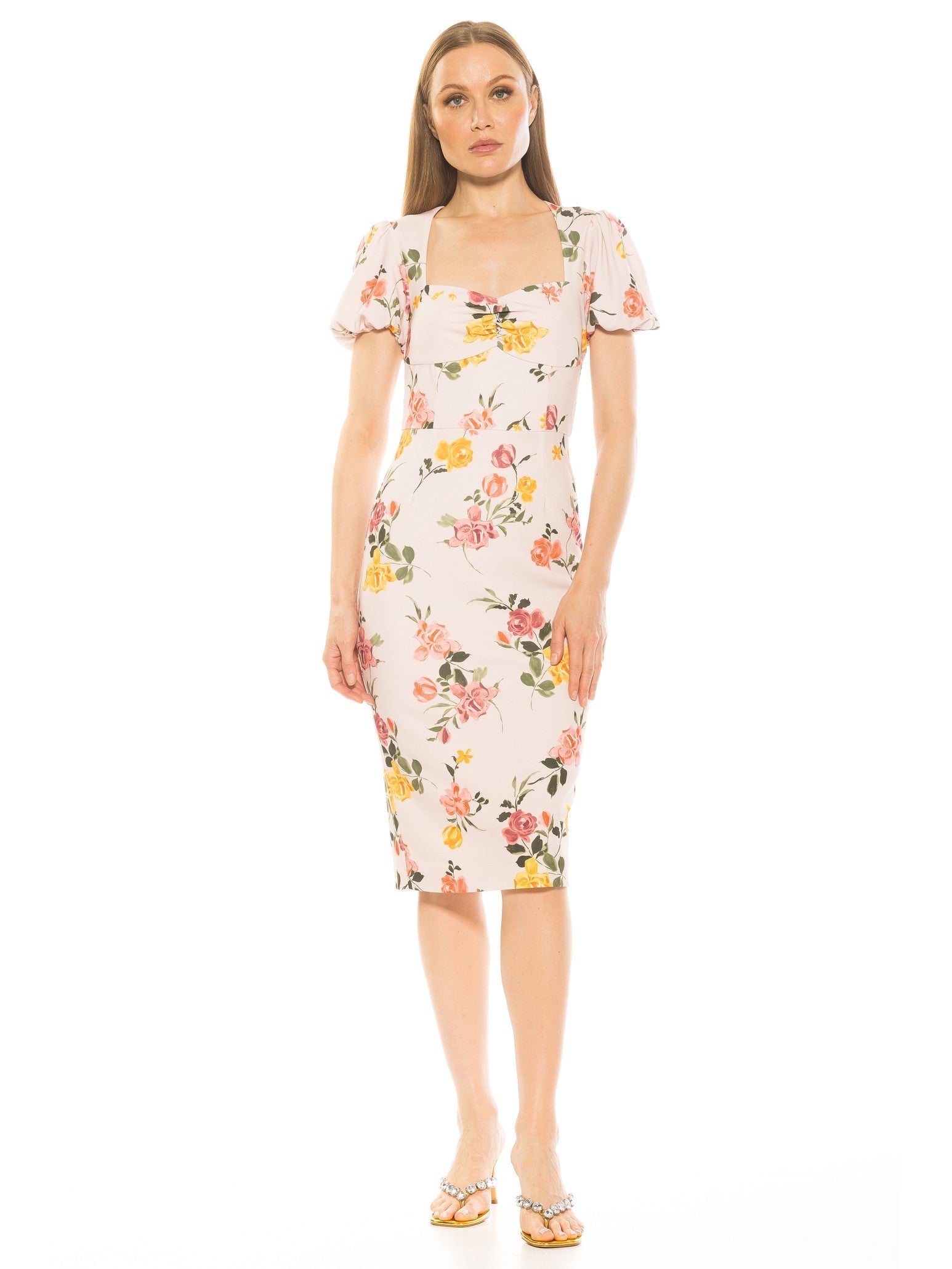 

Платье Микаэлы ALEXIA ADMOR, цвет beige floral