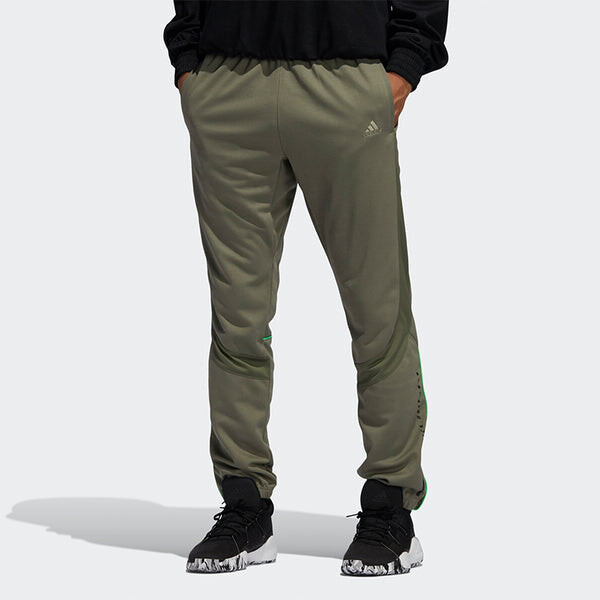 Спортивные штаны adidas Rose CU PNT Basketball Sports Long Pants Green, зеленый — фото 4