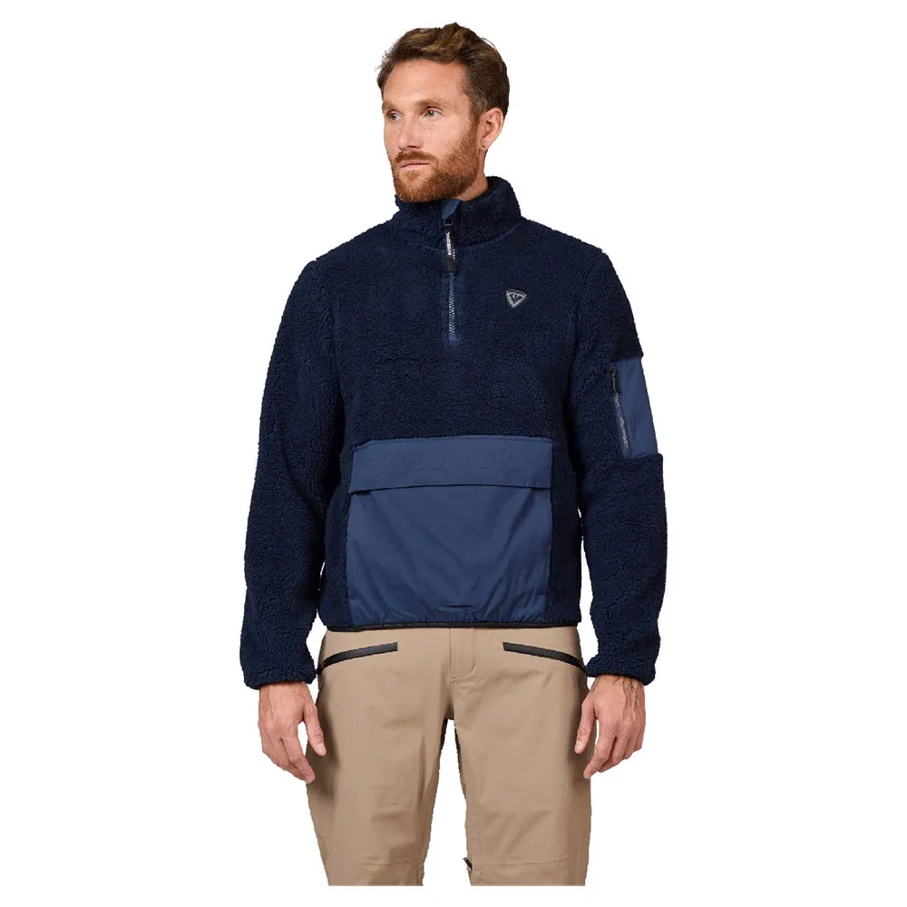 

Флис Rossignol Anorak half zip, синий