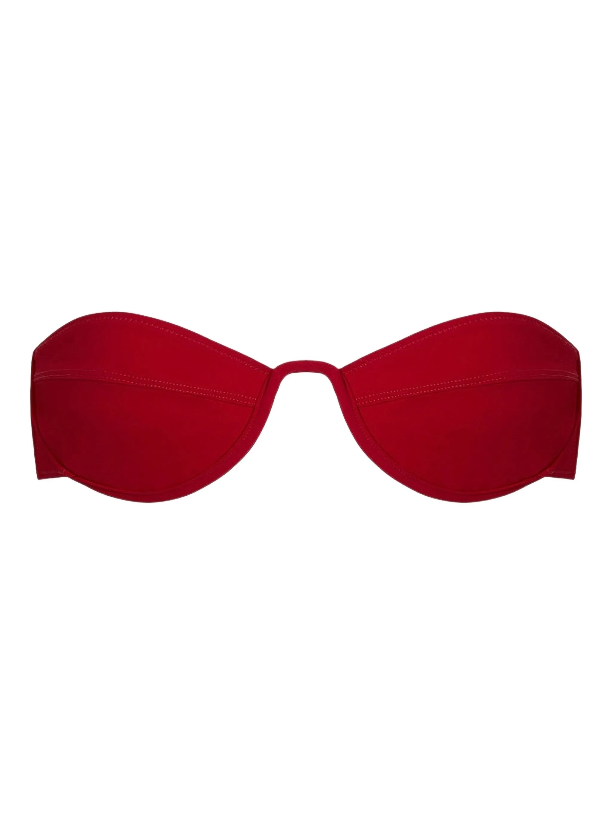 

Топ бикини Mariel без бретелей Tropic Of C, красный