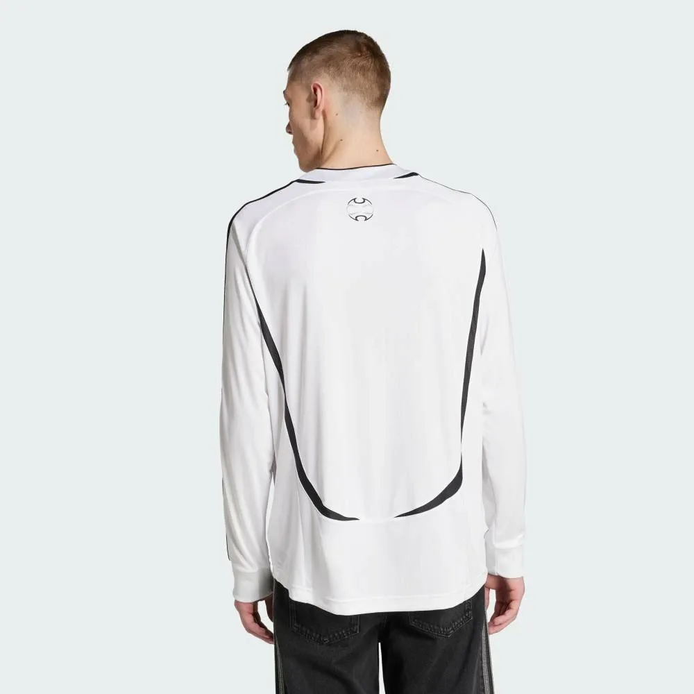Футболка с длинным рукавом Teamgeist Adicolor Adidas, white — фото 2