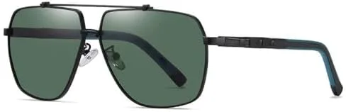 

Солнцезащитные очки для мужчин и женщин 2027 года, квадратная оправа, защита от УФ-излучения UV400, для вождения, рыбалки, плавания и пляжа MTZJH, 6321black Green