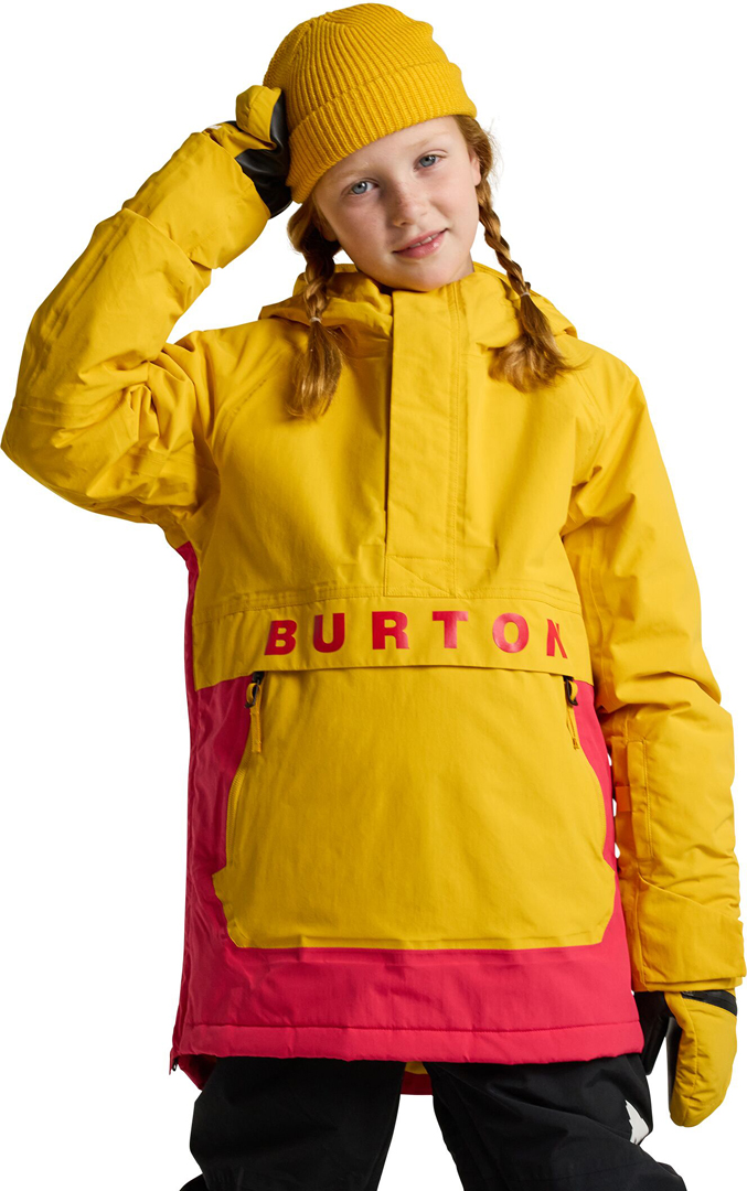 Burton Детская куртка frostner anorak goldenrod/azalea pink L — фото 4