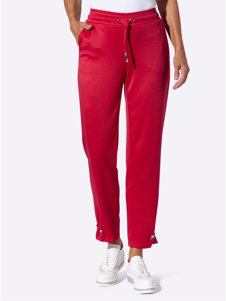 

Sieh an! Джерсийские брюки красного цвета