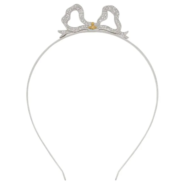 Vivienne Westwood Ободок из латуни унисекс серебристый