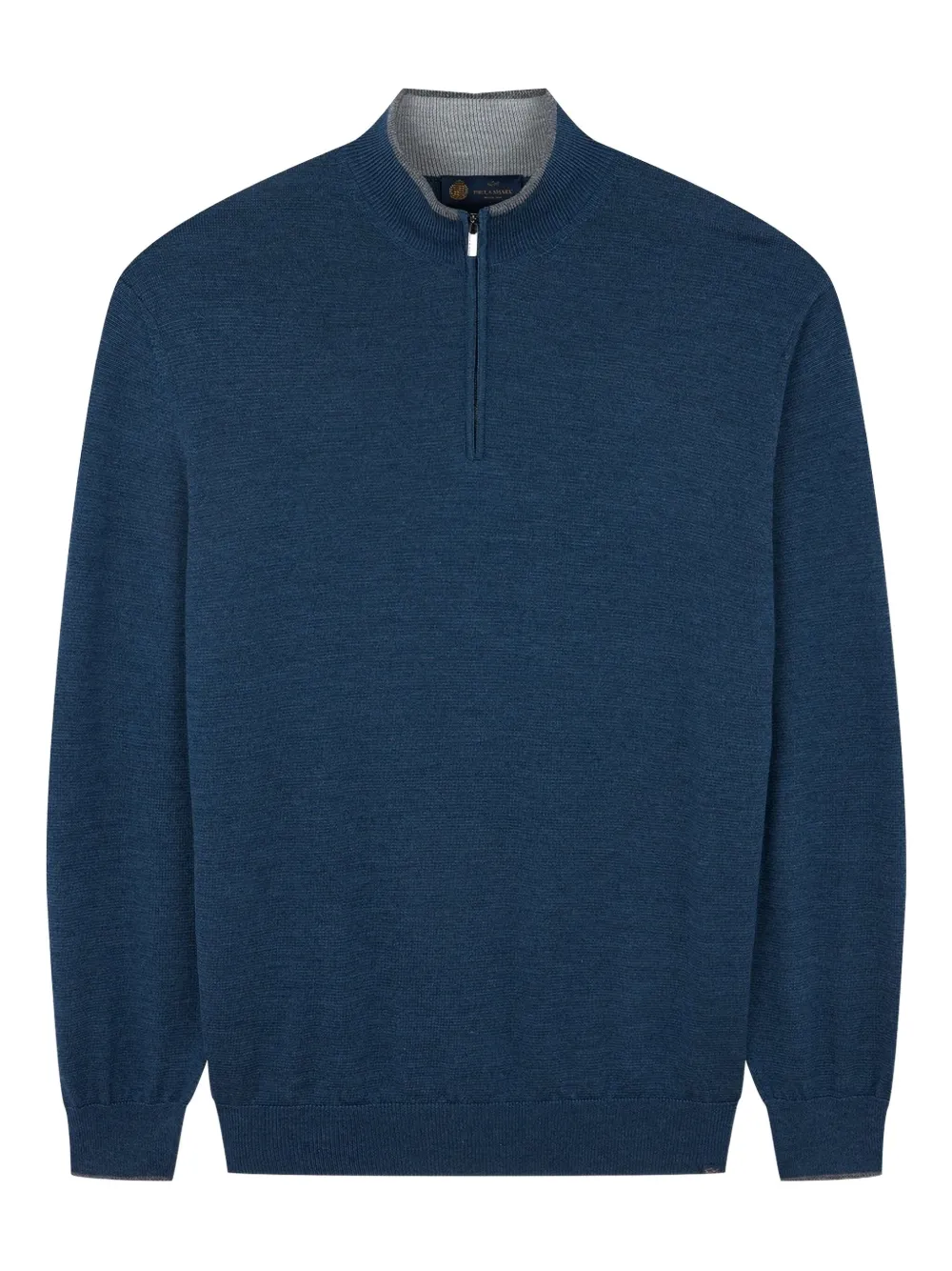 

Свитер с воротником на молнии Paul & Shark, синий