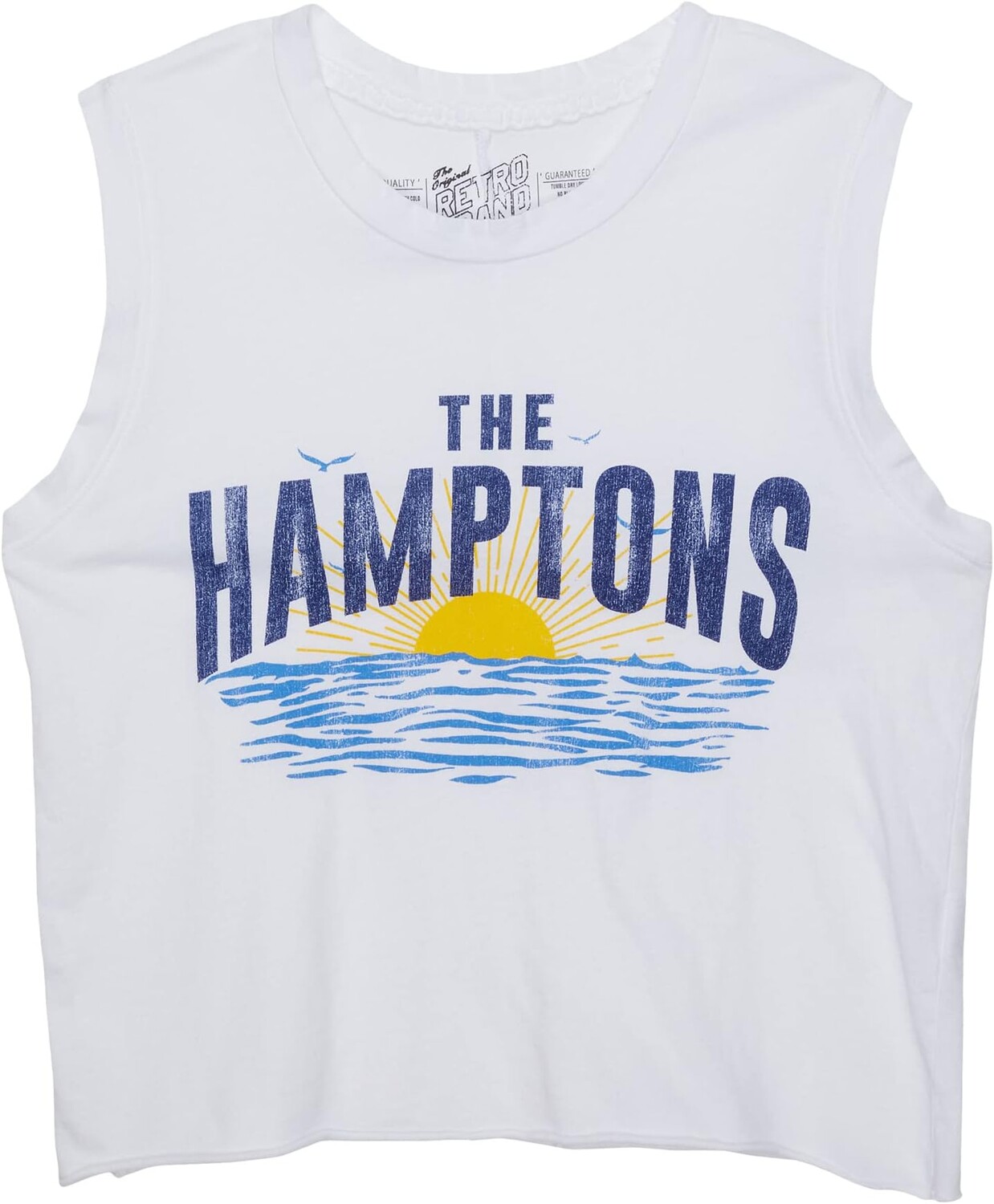 

Пуловер The Original Retro Brand Kids The Hamptons Slightly Cropped Cotton Tank, белый