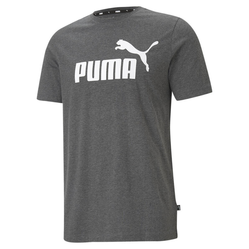 

Мужская футболка Essentials PUMA Черная с принтом