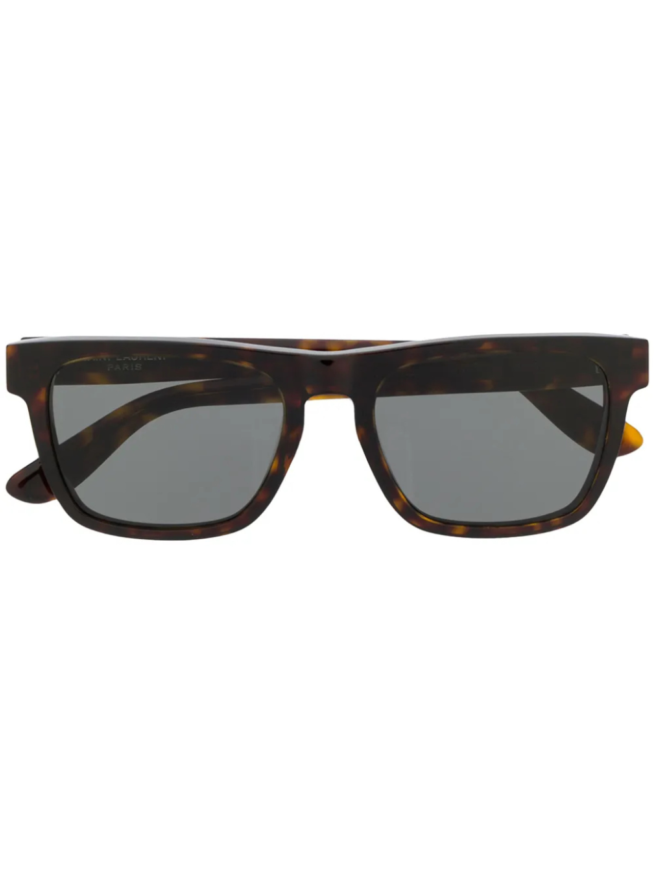 

Saint Laurent Eyewear солнцезащитные очки в прямоугольной оправе, коричневый