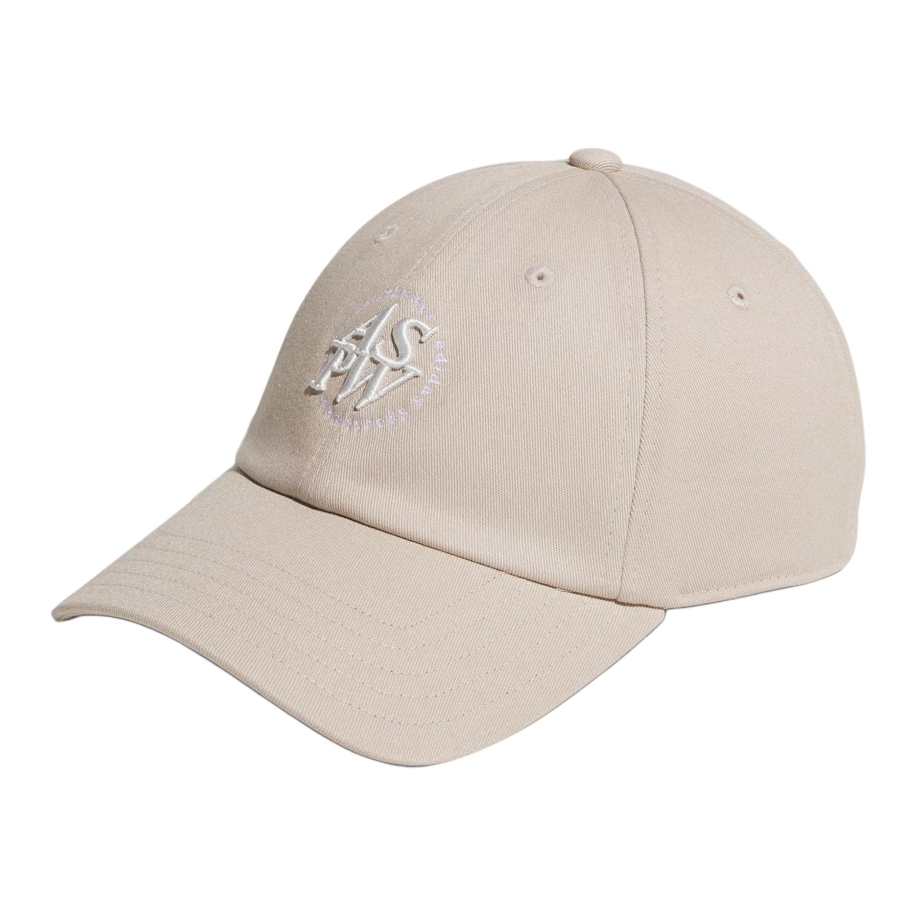 

Adidas Хлопковая бейсболка унисекс бежевая, Beige
