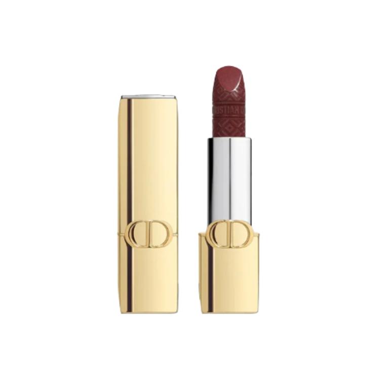 DIOR Ограниченная коллекция Blue Gold на Рождество 2025 помады велюровые легко растушевываются тон — фото 2