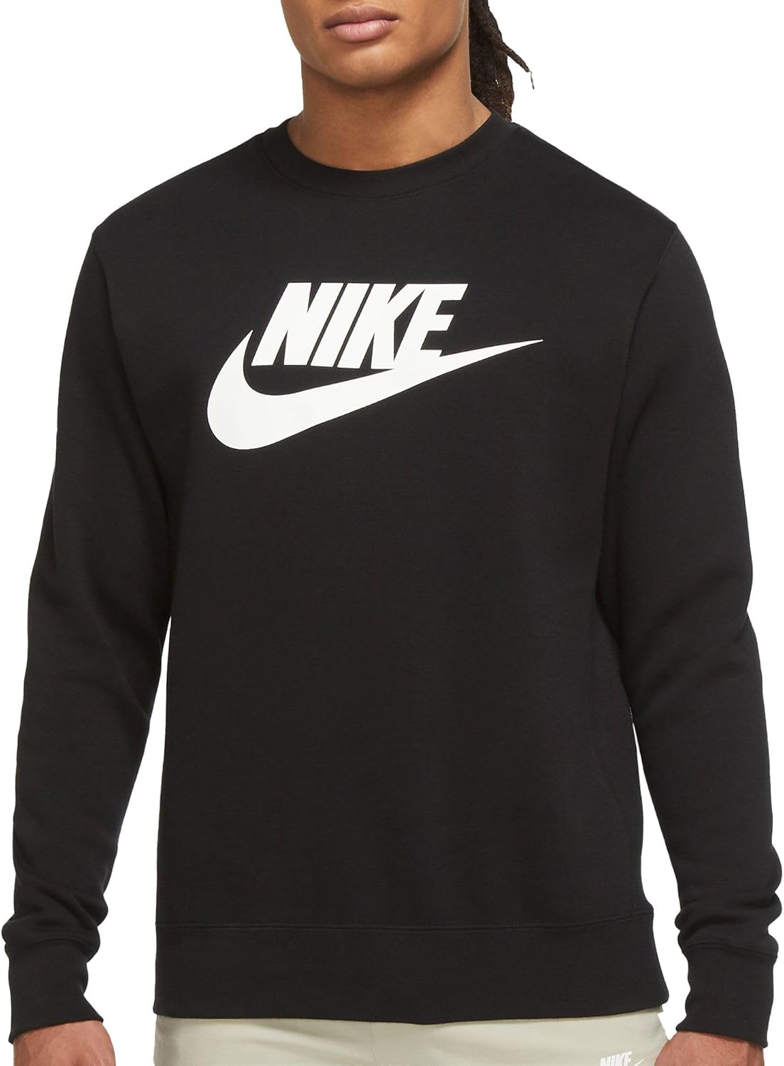 

Мужская флисовая кофта с рисунком Nike Sportswear Club, Black/White