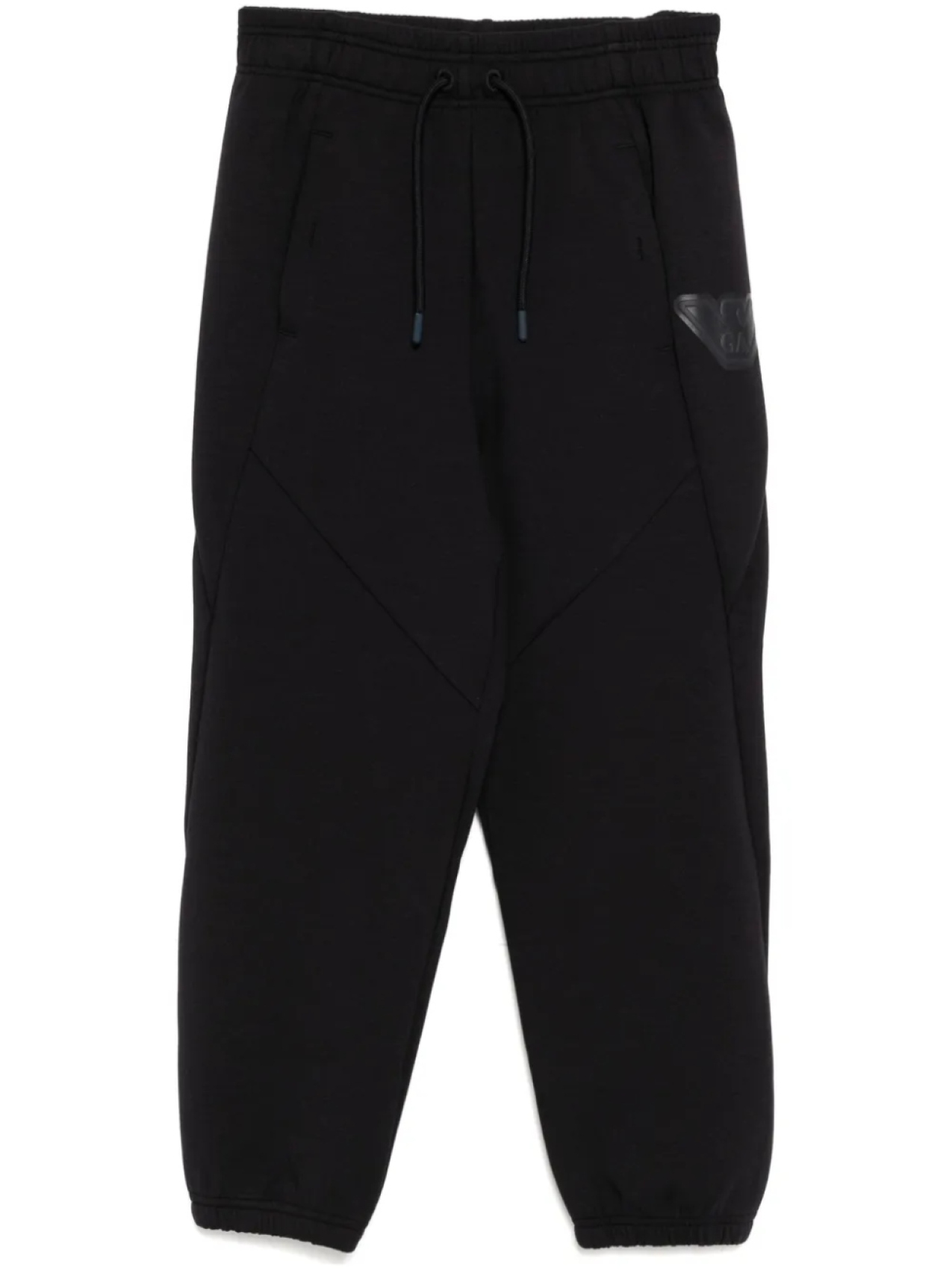 

Брюки с нашивкой-логотипом Emporio Armani Kids, синий