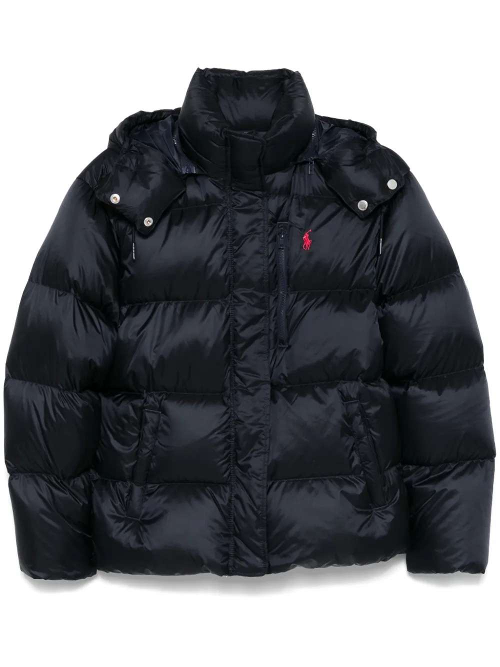 

Пуховик с капюшоном POLO RALPH LAUREN, синий