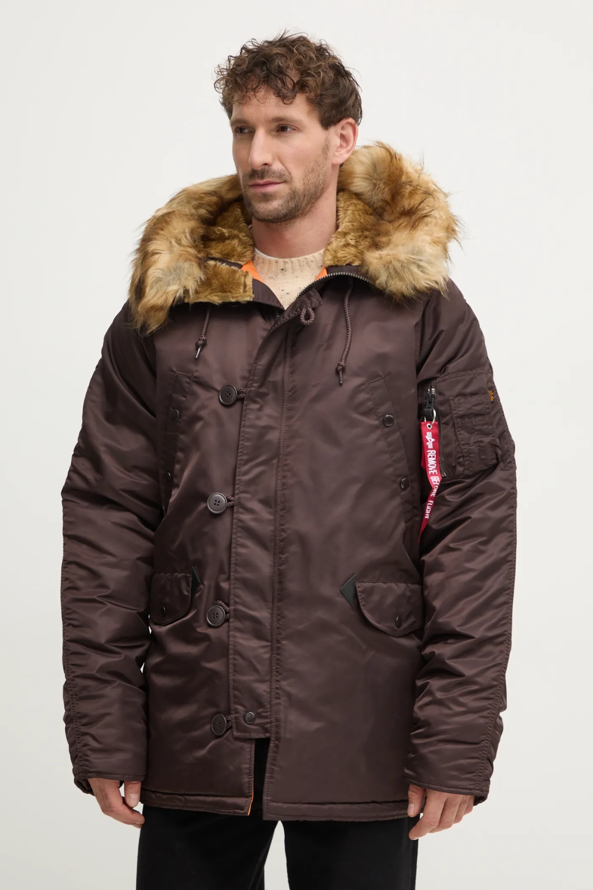 

Куртка Н-3Б ВФ 59 Alpha Industries, коричневый