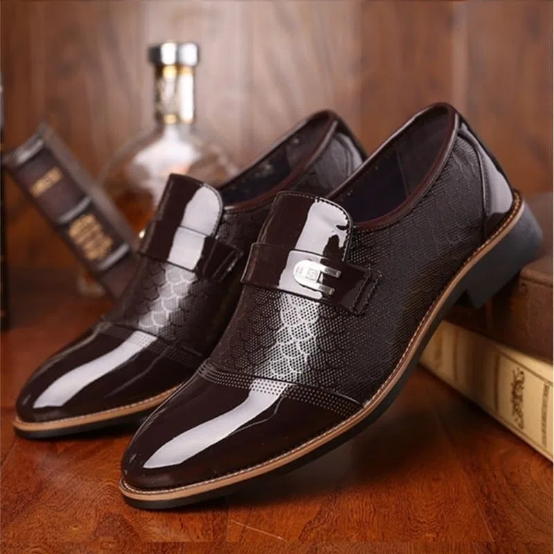 Лоферы кожаные Formal Shoes, коричневый UOPYNE — фото 2