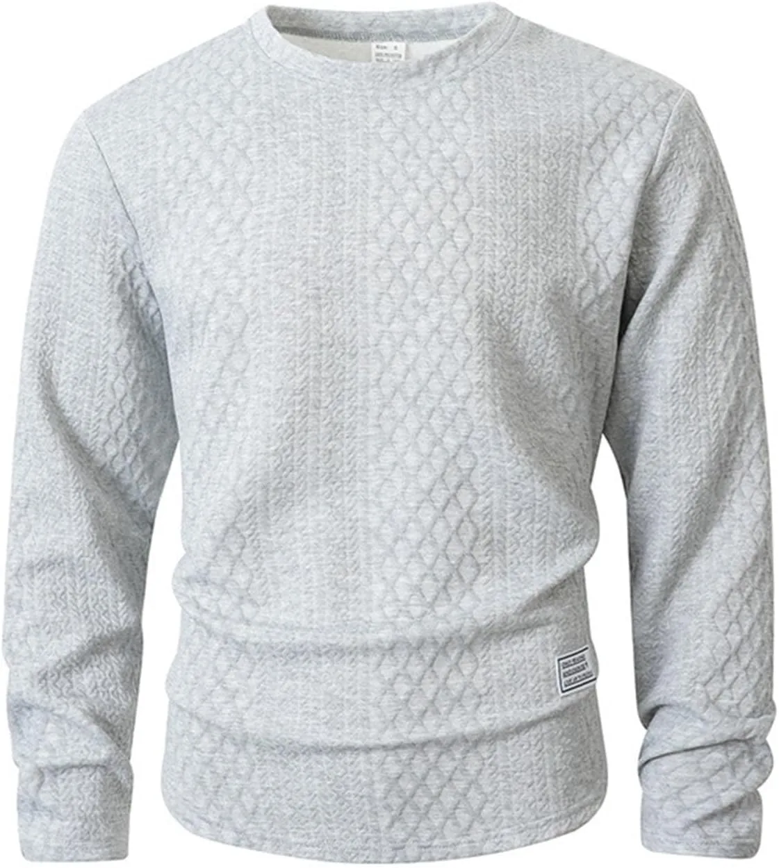 Джемпер для мужчин Jacquard Loose Fit Crewneck