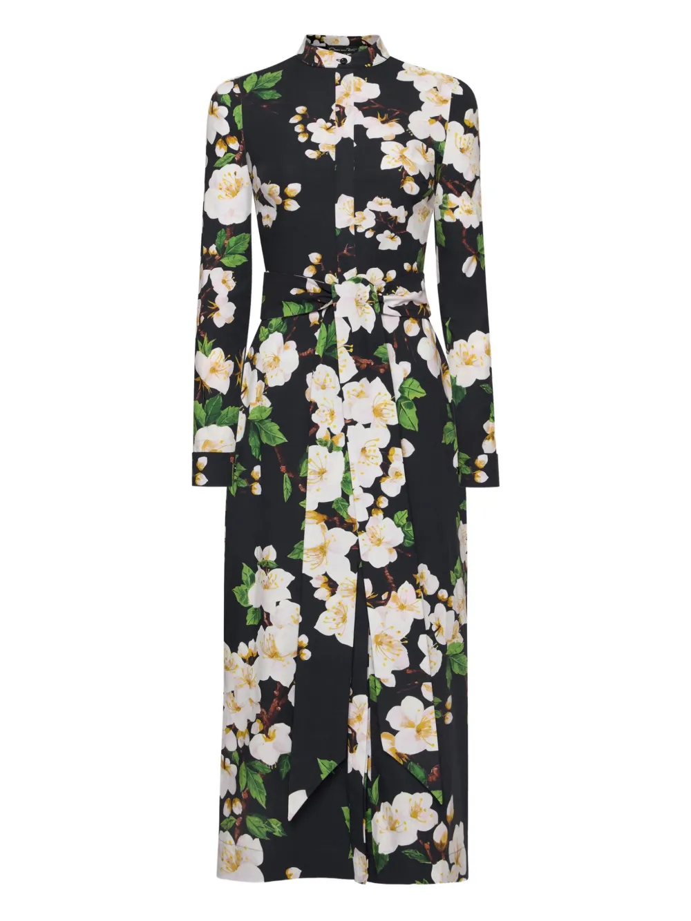 

Платье из эластичного хлопка Oscar de la Renta, синий