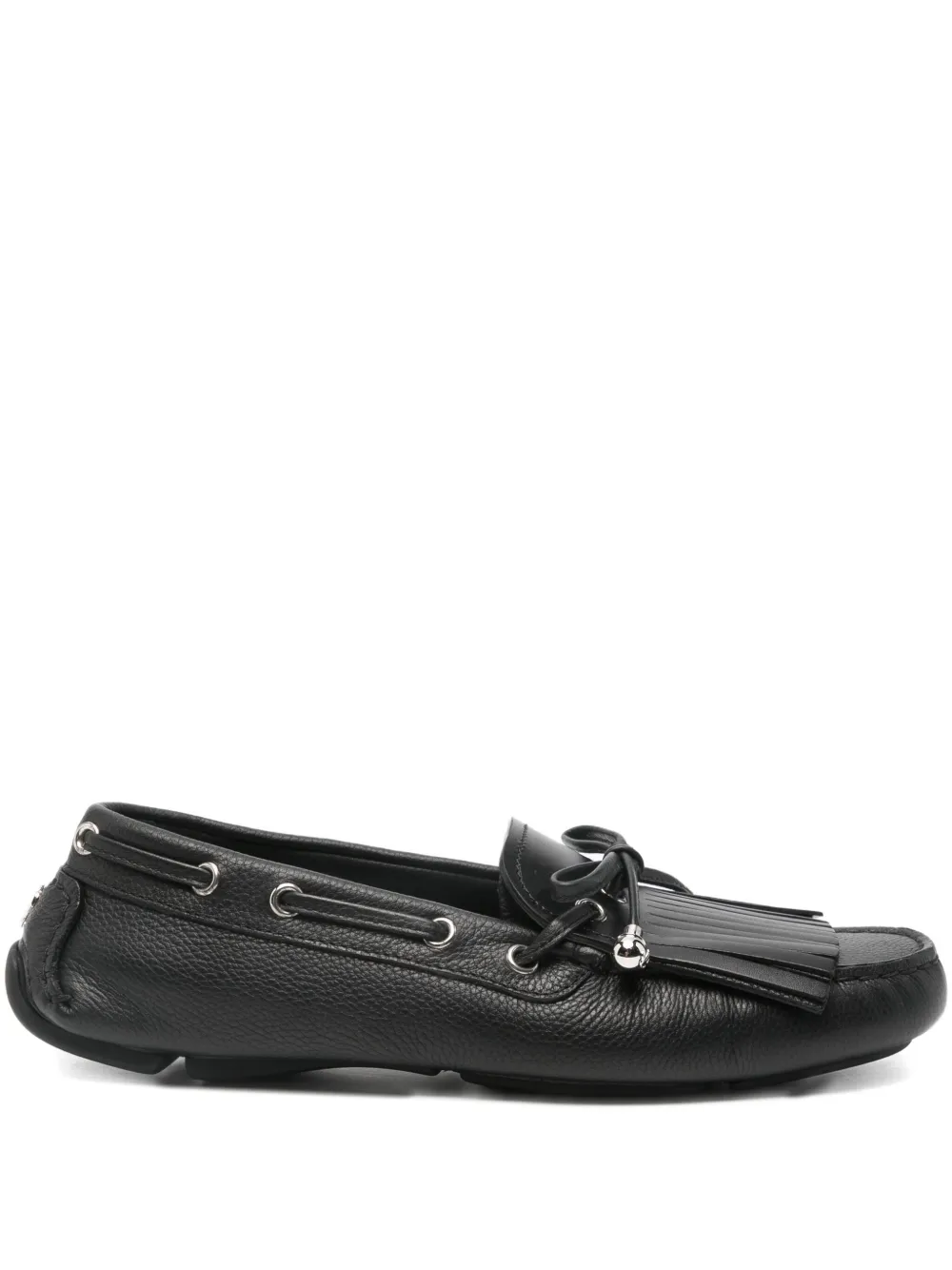 Лоферы с кисточками JIMMY CHOO, черный