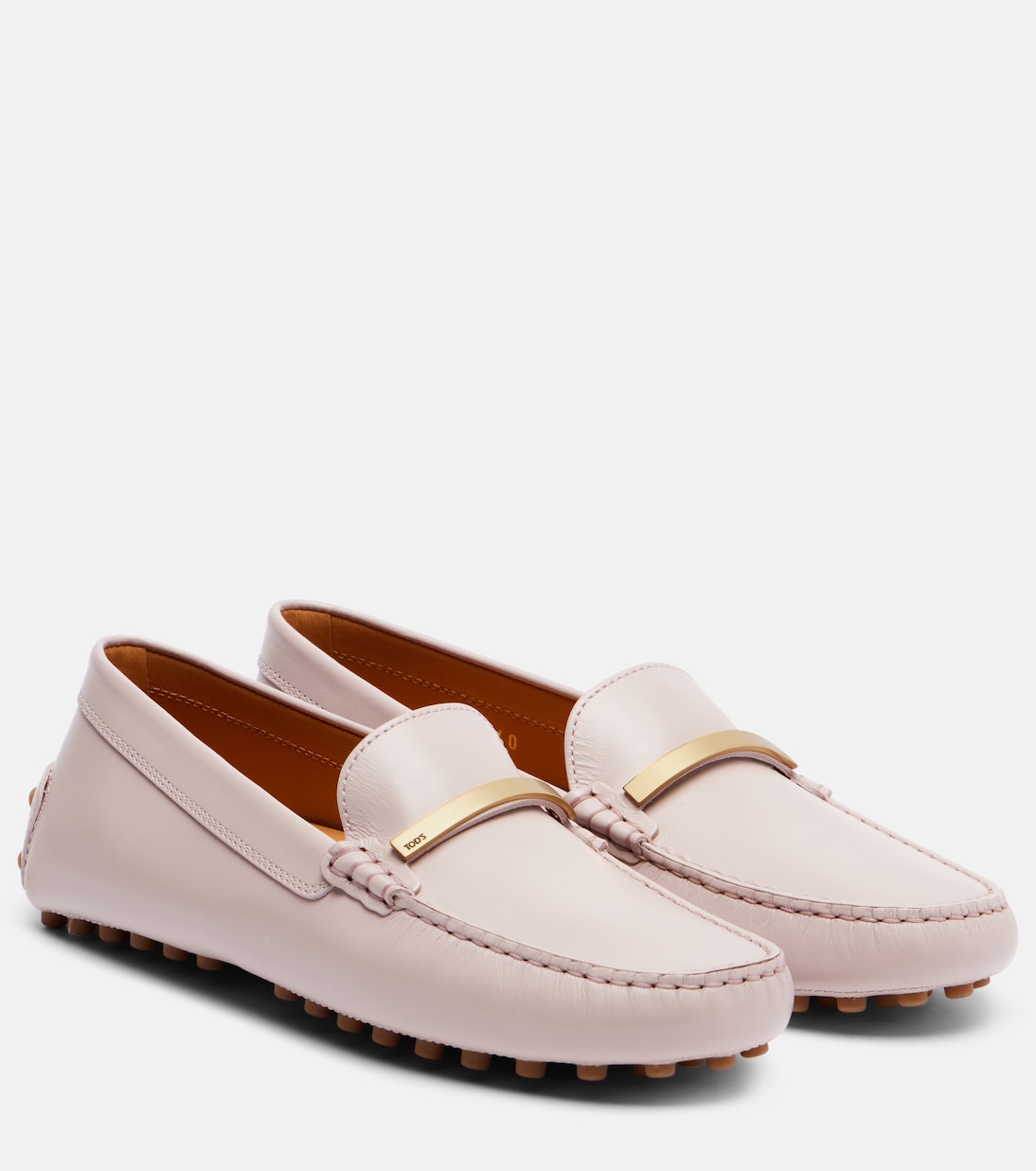 Кожаные мокасины Gommino для вождения Tod's, Shadow Gray