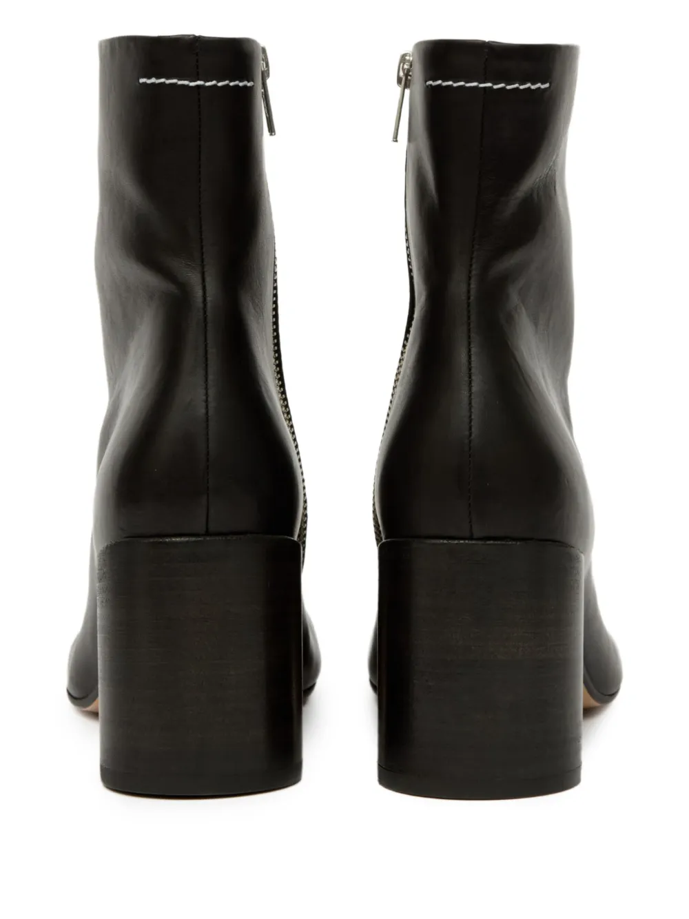 Ботильоны Anatomic 70 на блочном каблуке MM6 Maison Margiela, черный — фото 3