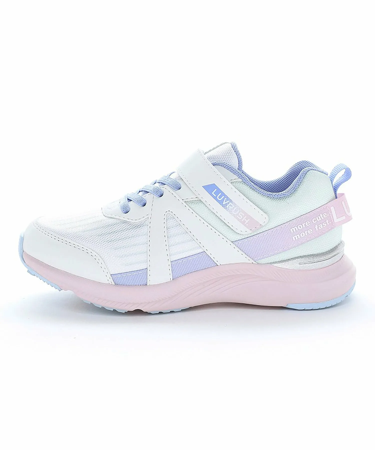 Детские кроссовки MoonStar LV 1250 белого цвета для девочек Superstar, white — фото 4