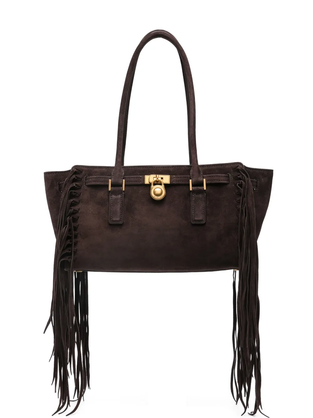 

Маленькая сумка Hamilton с бахромой на плечо Michael Michael Kors, коричневый