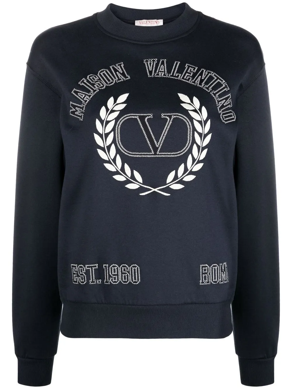 

Толстовка с вышивкой VALENTINO GARAVANI, синий