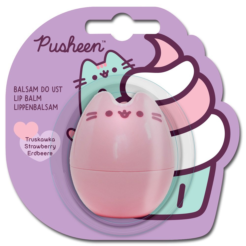 

Pusheen, Бальзам для губ Lipbalm 3d, клубника, 4г