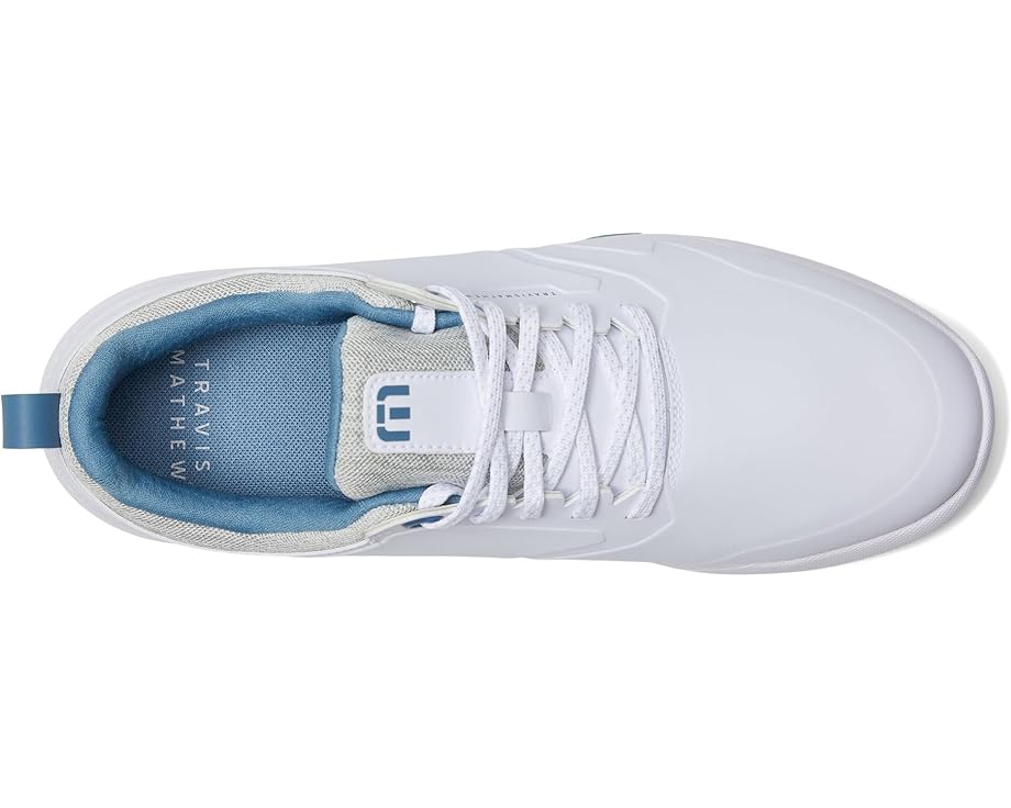 Мужские кроссовки Travis Mathew The Daily Pro Hybrid Plus TravisMathew, White/Blue — фото 2