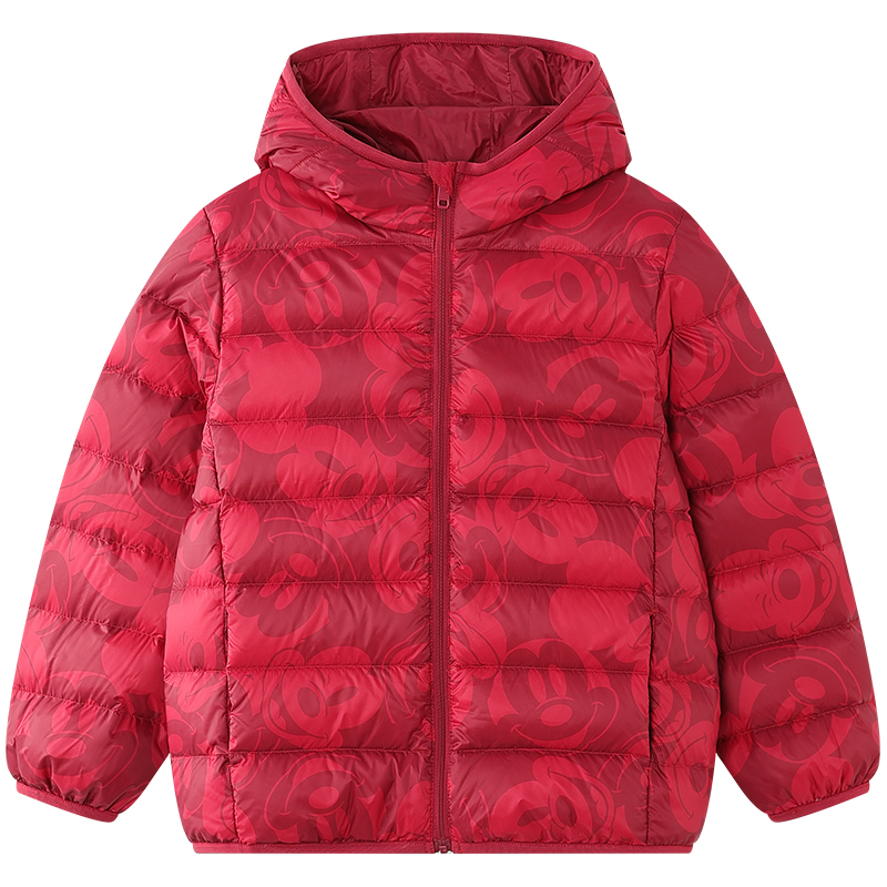 

Пуховик для детей 3-7 лет Disney, красный background mickey head