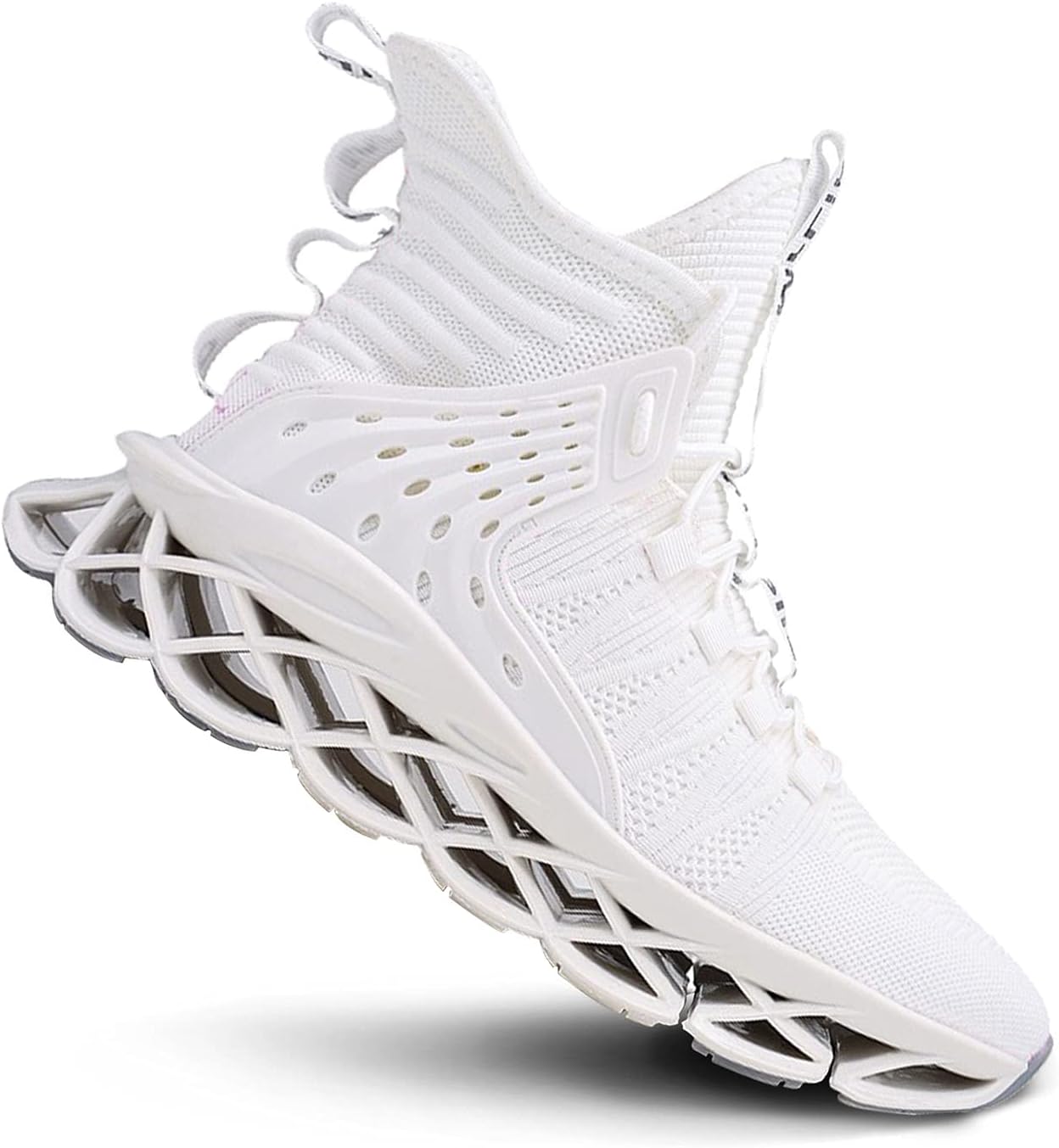 

Кроссовки DUDHUH для мужчин, удобные спортивные, для кросс-тренинга, повседневной ходьбы, модные мужские теннисные носковые кеды, белый