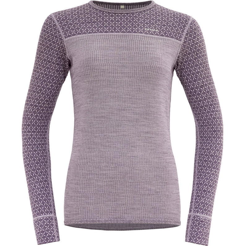 

Женская кофта Kvitegga Merino 230 с длинным рукавом Devold, фиолетовый