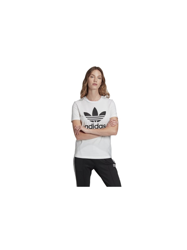 Футболка adidas Trefoil белого цвета Adidas originals — фото 3