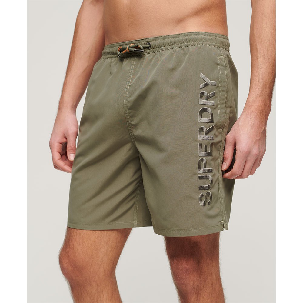 

Шорты для плавания Superdry Premium Embroidered 17´´ Swimming Shorts, зеленый