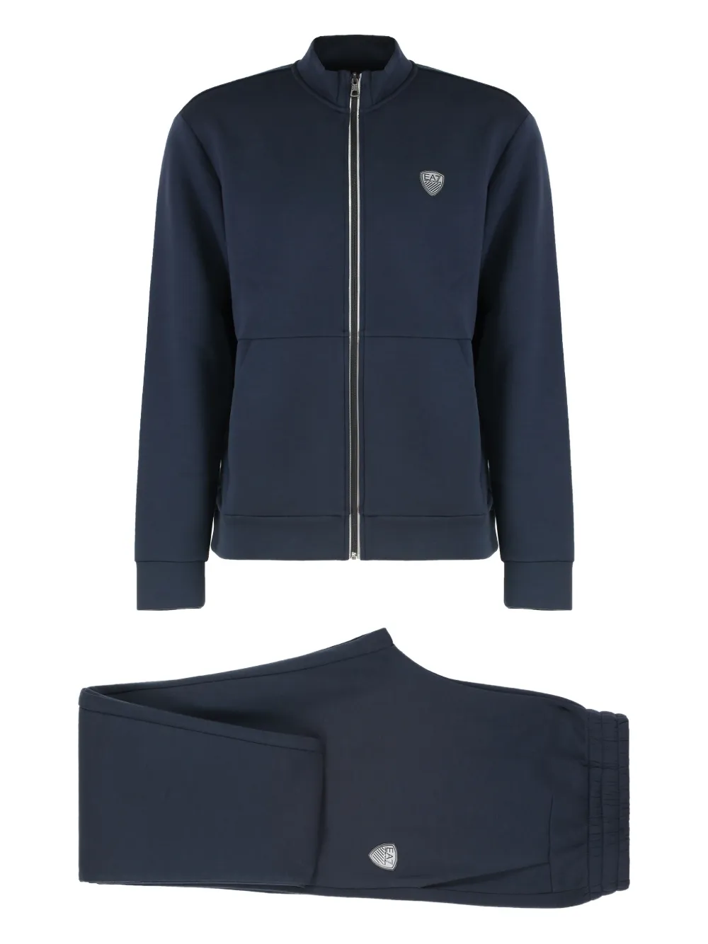 

Спортивный костюм на молнии с логотипом (комплект из двух) Ea7 Emporio Armani, синий